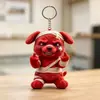 Pendente Acrílico de Cachorro Ruivo com Bandagem Novo Peculiar Transfronteiriço, Pingente de Boneco Acrílico Engraçado de Desenho Animado
