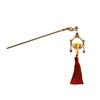 Horquilla de lámpara de loto luminosa para mujer, estilo antiguo Hanfu, horquilla para el pelo con movimiento de pasos, accesorios de alta gama, horquilla para recogido de Año Nuevo, tocado