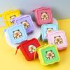 Monedero de Silicona para Niños Labubu Capibara Lindo Bolso Pequeño Creativo Colorido Bolso Pequeño Cuadrado Colgante de Bolso