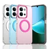 Novo Modelo Adequado para Redmi 15C Capa de Celular Magnética Fosca tipo Doce K80 com Sensação de Pele Ultra Fina com Airbag Capa Protetora Anti-Queda