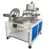 Máquina Automática de Impresión de Hojas, Máquina de Serigrafía de Plato Giratorio Plano, Máquina de Serigrafía para Materiales y Superficies de Zapatos Fabricante de Origen