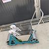 Máquina auto-caminante de gasolina de potencia para plantar ajos, sembradora de ajos de cinco líneas, máquina para plantar dientes de ajo de tres líneas