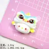 Año Nuevo Maullido Maullido Danza del León Dibujo Animado Hecho a Mano DIY Pegamento de Crema Accesorios para Pasadores Piezas de Resina Materiales para Joyería Pulsera