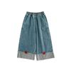 Conjunto para Niñas Wulibu 2026 Primavera y Otoño Vestido con Bloques de Color y Lazo Chaqueta y Pantalones para Niños con Cuello de Muñeca