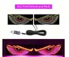 Luz de Ojo de Diablo Dinámica de Expresión para Coche Pegatina para Coche Pantalla de Visualización LED Camión Coche Luz para Parabrisas Delantero y Trasero