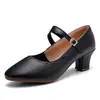 Zapatos de baile para mujer de tacón medio-alto, suela blanda, parte superior suave, adecuados para usar en exteriores, para personas de mediana edad y mayores, actuaciones de baile, zapatos de baile en línea para profesores