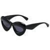 Nuevas gafas de sol Y2G de Han Meng, gafas de fiesta de color caramelo con labios europeos y americanos, gafas de sol unisex con montura grande y personalidad.