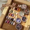 Preço de Liquidação Conjunto de Acessórios para Nail Art: Pérolas, Strass, Tachas de Liga, Resina, Lantejoulas de Concha, Pó de Espelho, Pó de Glitter, Zircônia