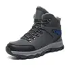 Zapatos de Algodón Cálidos con Forro Polar Invierno 2024 Talla Grande 48 Zapatos de Senderismo para Exteriores Suela Gruesa Botas de Nieve Menos Botas Altas Estilo Coreano de Moda