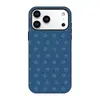 Capa de celular em película jeans fosca em estoque para Apple 17 Pro, nova duas em uma iPhone 16 Pro Max dupla camada