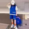Conjunto de Verão Estilo Novo para Meninas 2026, Conjunto Casual de Verão Infantil Tendência, Conjunto Esportivo Elegante de Duas Peças para Meninas Mais Velhas