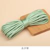 Tira de Fivela Oculta de Fio Cheongsam 0,5cm Cor Única Seda de Imitação Corda Tecida à Mão Tira de Tecido Pacote de Material DIY Cetim