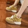 Zapatos Estilo Dad para Mujer 2026 Primavera/Verano Nuevos de Piel Genuina Versátiles Casuales con Suelas Gruesas y Aumento Oculto de Altura para Mujeres Bajitas