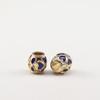 Contas Cilindricas Esmaltadas Cloisonné de Furo Grande Estilo Antigo Pingando Óleo Contas Espaçadoras Tubulares Retas Acessórios para Joias DIY Contas Soltas