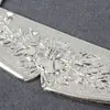 Moldagem por Injeção Padrão de Relevo Estéreo Moldura de Metal Galvanizado Caixa de Presente Placa Decorativa Prata Moldura Decorativa de Flor Placa de Nome Grátis