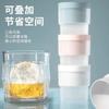 Bandeja de Gelo Molde de Gelo em Bolas Congeladas para Fazer Gelo em Bolas Dormitório Pequeno Silicone Whiskey Doméstico
