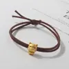 Tendencia China 2026 Año del Caballo del Zodiaco, Hazte Rico Inmediatamente, Regalo de Año Nuevo, Diadema Roja, Pulsera de Cuerda para el Cabello Fu Ma Negra, Doble Uso