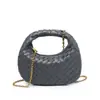 Bolso de Mujer Guangzhou Shiling Venta Caliente Transfronteriza Bolso Tejido Moda Europea y Americana Bolso Dumpling Bolso de Hombro de Mano Cruzado Bolso de Mujer