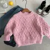 Suéter de Invierno Kino Tejido Grueso para Niños Ropa Infantil de Huzhou Zhili Estilo Coreano Versátil Parte Superior y Accesorios