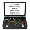 Caja Negra a Prueba de Polvo con 18 Compartimentos para Joyas, Collares, Anillos, Pendientes, Pulseras y Artículos de Colección, con Tapa