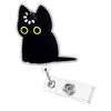El Portacredencial Retráctil Más Vendido de Amazon Clip Giratorio para Credencial de Gato Acrílico Extractor de Credencial para Trabajador Médico