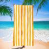 Toalla de Playa de Rizo Transfronteriza Europea y Americana Estampada a Rayas Toalla de Baño para Adultos para Natación Toalla de Playa de Microfibra para Comercio Exterior