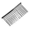 Resina de Ferro Acessórios de Cabelo Pente para Cabelo Quebrado Artefato de Finalização para Cabelo Quebrado Faixa de Cabelo Grampo de Cabelo Quebrado Headband Feminino Grampo de Cabelo Elegante com Flor
