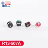 Interruptor de botão R13-507 interruptor de botão de auto-retorno tipo rosca redonda botão sem trava interruptor de pulso 16MM
