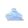 Pinza de Tiburón de Acrílico Color Gelatina de Celebridad de Internet para Mujer, Pasador Elegante y de Alta Gama, Pinza para Cola de Cabello con Patrón de Mármol