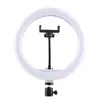 Luz de Relleno para Teléfono Móvil, Soporte para Transmisión en Vivo, Aro de Luz para Streamers, Luz de Relleno de Escritorio, Luz de Belleza, Juego de Soporte de Piso
