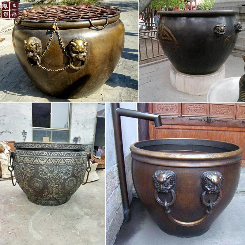 铜缸雕塑