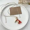 Collar Colgante de Poni Estilo Coreano, Cadena para Suéter de Diseño de Alta Gama, Accesorios Largos de Moda Femenina tipo Halter de Nicho