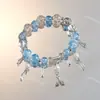 Pulsera de Cereza con Lazo Estilo Dulce y Femenino Más Vendida Diseño de Instagram Regalo para Mejor Amiga Novia