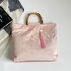 Nuevo bolso de mano de lino con nudo de bambú transfronterizo, bolso de mano para mujer estilo chino otoño 2026, bolso de mano de noche para dama