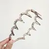 Diadema de Dientes Estilo Coreano para Mujer, Versátil para Lavarse la Cara, Pinza para el Cabello de Moda, Diadema de Gafas en Forma de U