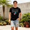 Camisetas Europeias Transfronteiriças para Mãe e Pai Roupas Combinando para Casais Pai e Mãe