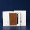 Caderno A5 em Pele de Ovelha Personalizado Bloco de Notas para Escritório Personalizado Presente em Couro Macio Caderno em Pele de Ovelha com Logo Impresso
