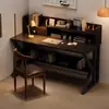 Mesa com Estante Integrada Casa Quarto de Dormir Estudante Estudo Mesa de Escrita Mesa de Escritório Mesa de Computador Mesa de Escrita de Mesa Mesa