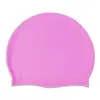 Gorro de natación de silicona de 55 g, Gorro de natación de silicona que no aprieta con protección para los oídos, Unisex, Protección impermeable para los oídos Gorro de natación de 60 g
