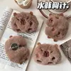 Lindo Broche de Muñeca Capibara de Peluche de Dibujos Animados para Mochila de Niña Ropa Bufanda Muñeca Decorativa Regalo para Estudiante Pin