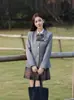 Fábrica en nombre de posventa uniforme jk otoño e invierno traje jk traje abrigo femenino traje jk escuela para traje jk