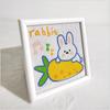 Pintura Diamante Explosiones Transfronterizas Un Sueño Bob Esponja Oso Fresa Marco Blanco Creativo Hecho a Mano DIY Pintura Diamante con Marco