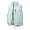 Chaleco Nuevo Engrosado con Cuello Alto para Hombre en Otoño e Invierno Chaleco Cálido a Prueba de Viento Dopamina Chaleco Chaleco Chaqueta