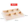 Caja de Almacenamiento para Marcadores y Crayones Área de Arte Jardín de Infancia Estudio de Arte Caja de Madera Multifuncional con Múltiples Compartimentos Madera Maciza Caja Dividida