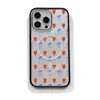 Funda Móvil Transfronteriza con Lazo de Corazón Rojo, Funda Protectora Acrílica Magnética para iPhone 16, Sensación de Alta Gama para Apple 17