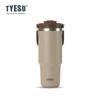 Tyeso Nuevo Bolso de Gran Capacidad Vaso Termo Deportivo para Exteriores para Coche para Mantener el Frío Vaso para Café de Doble Bebida