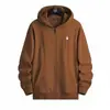 Moletom Cardigan Bordado de Pônei Novo Transfronteiriço Jaqueta com Capuz Masculina Primavera e Outono