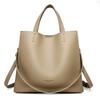 Bolso Cruzado Versátil Práctico de Moda 2025 con Acabado de Alta Gama, Bolso de Mano Tote Casual con Patrón de Lichi de Gran Capacidad para Mujer