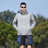 Cierta Ropa de Protección Solar para Garganta para Hombres y Mujeres para Exteriores Seda de Hielo Anti-UV Upf50+ Ropa de Protección Solar Impermeable Cortavientos de Piel con Capucha