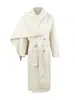 Peça de Lã Única e Super Bonita para Mulheres no Fim do Inverno, Cachecol de Lã Longo Dupla Face Peça de Lã para Mulheres no Inverno